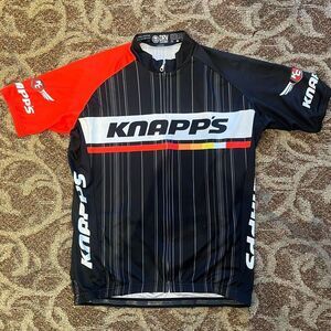 DRV Cycling Jersey KNAPP’S‎ Black Full Zip Size L